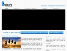 Tablet Screenshot of creintors.com
